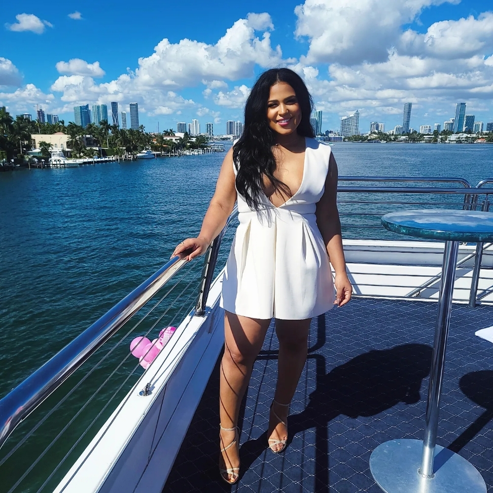 White Peplum Dress